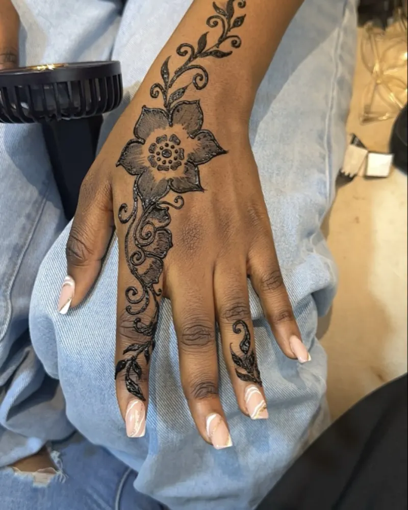 Moderate Henna Design — henna by Henna Girl NG, Lagos